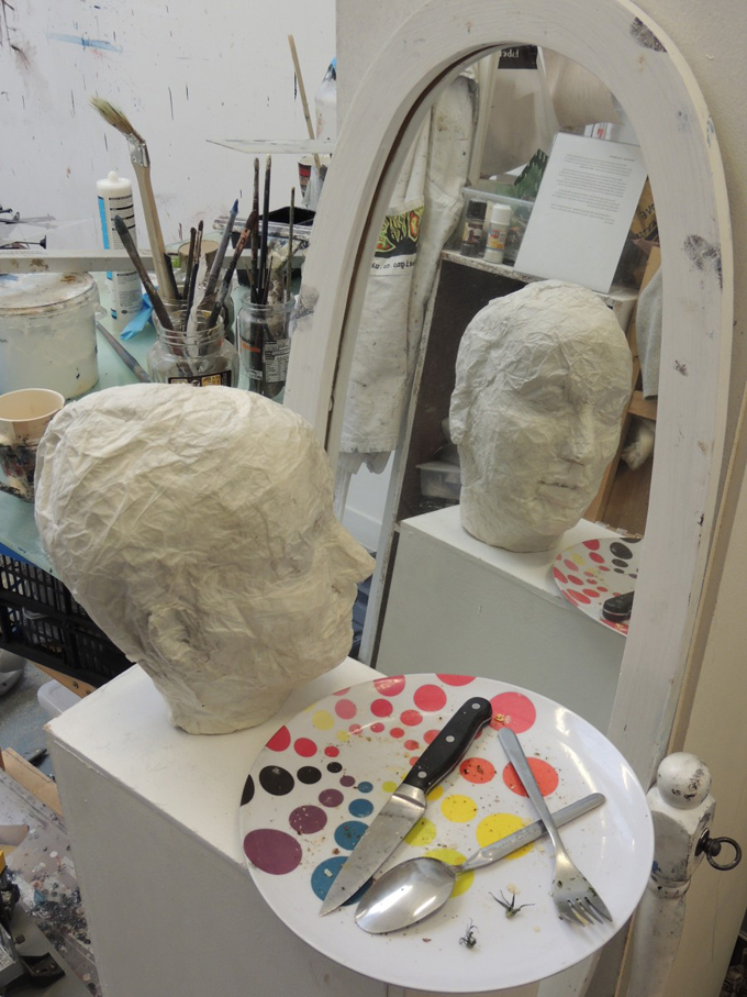Heads In Studio by Victoria Evans