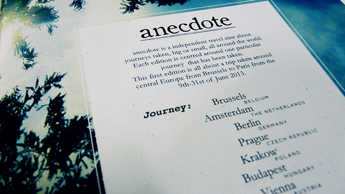 anecdote - Issue #1