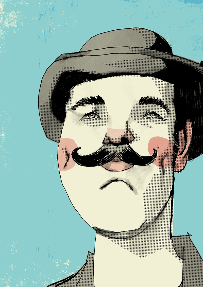 Alexander Jackson - Self-portrait for Movember