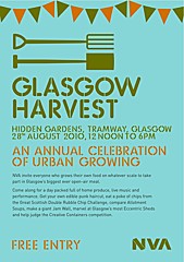 Glasgow Harvest Flyer Front
